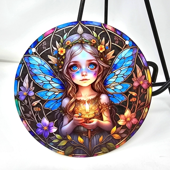 Fairy Garden ✦ Multi-Colored Crystal Suncatcher ✦ High Quality Window Decor OS - Picture 2 of 3